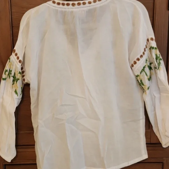 🎉Sundance Moroccan Dreams Beachy Tunic Top Size M - Picture 7 of 9